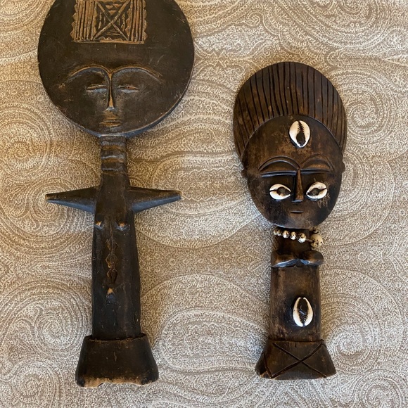 Art Vintage African Wooden Figures Poshmark